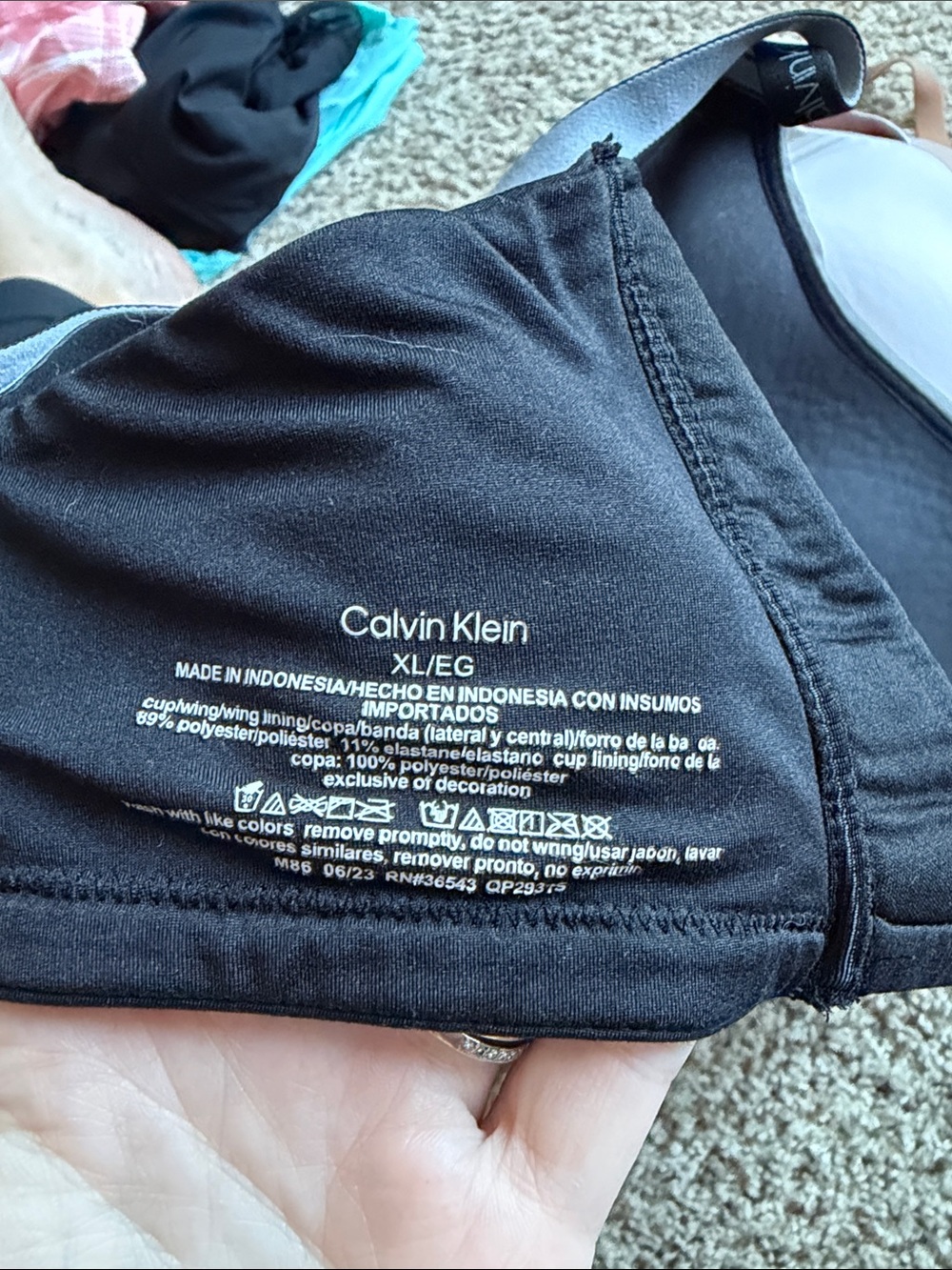 Calvin Klein Seamless T-Shirt Bra Trio - Black, White & Nude - Picture 2 of 4